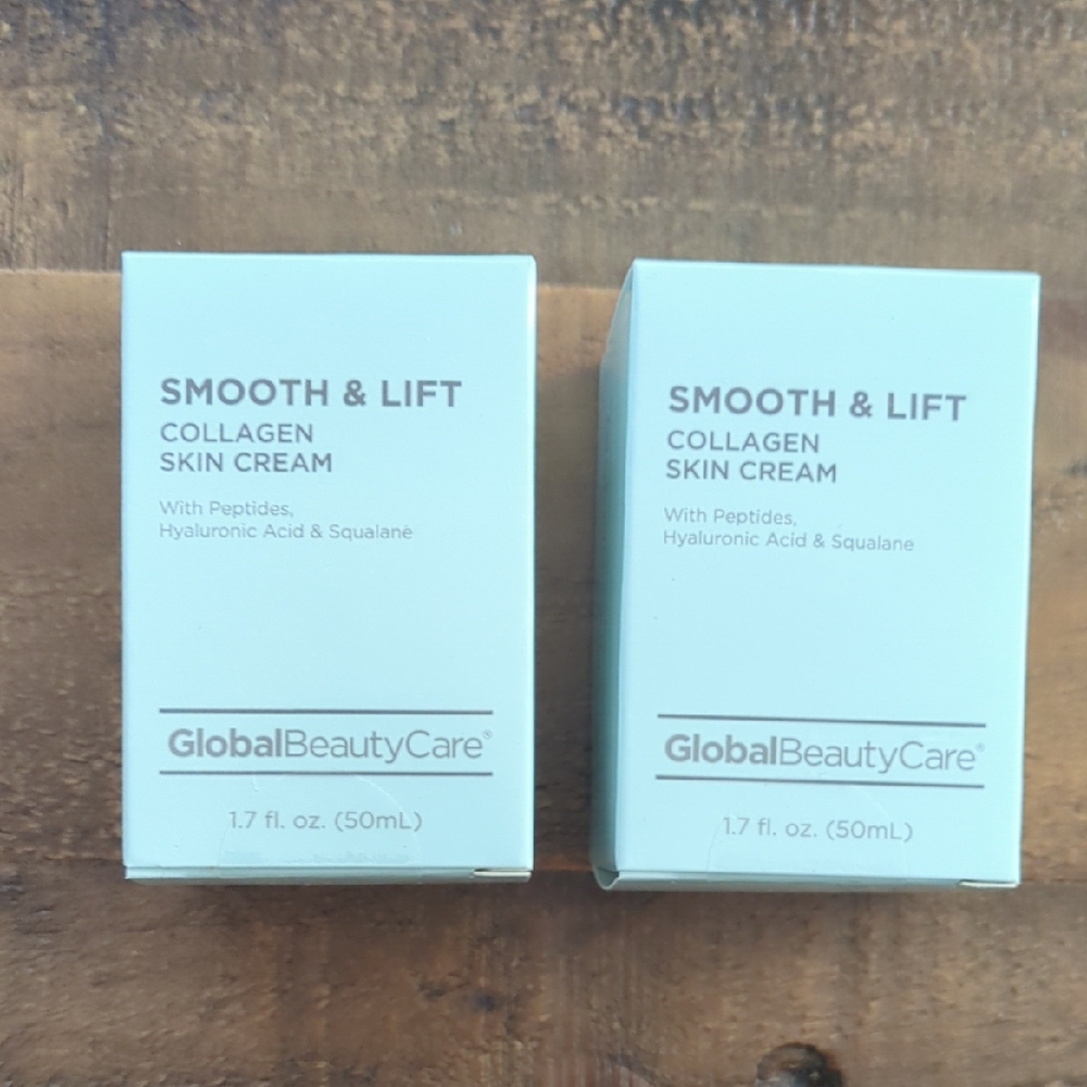 Global Beauty Smooth & Lift Collagen Skin Cream - 2 Boxes